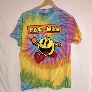 PAC Man Tie-Dye Men’s Graphic T-Shirt
